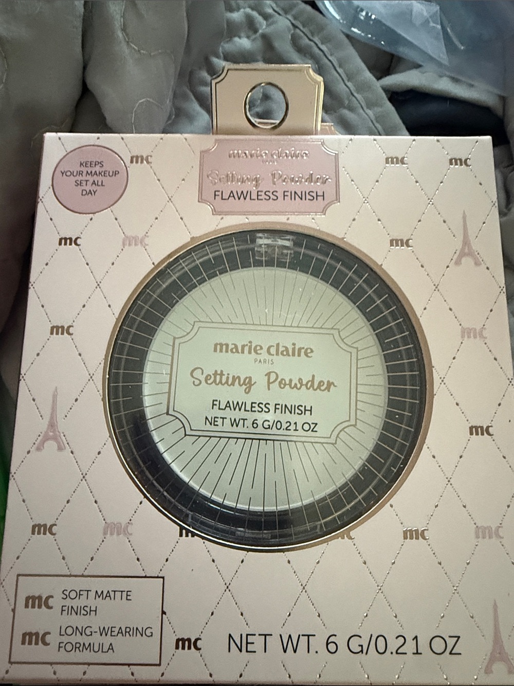 New Women’s Marie Claire Setting Powder - Flawless Finish 6 grams talc-free